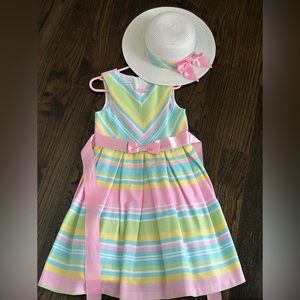 Bonnie Jean dress and hat Easter